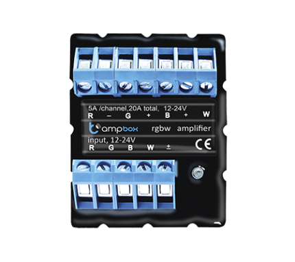 AmpBox 4 არხიანი LED გამაძლიერებელი