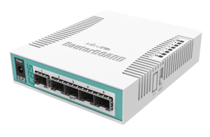 მართვადი სვიჩი - CRS106, L3, 1C, 5S, MikroTik