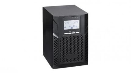 უწყვეტი კვების წყარო (UPS) - 1KVA/0.9KW On-line Tower, 2x9AH აკუმულატორით