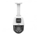 IP კამერა - 2*2მპ, Dome, PTZ, 4x, SD, ANR, IR50, Mic, LightHunter, Uniview