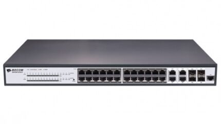 მართვადი PoE სვიჩი - S2528-P, 24P af/at, 4C, BDCOM