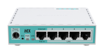 როუტერი - hEX refresh, E50UG, (RB750Gr3 განახლებული) MikroTik