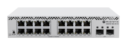 მართვადი სვიჩი - CSS318, 16G, 2S+, MikroTik