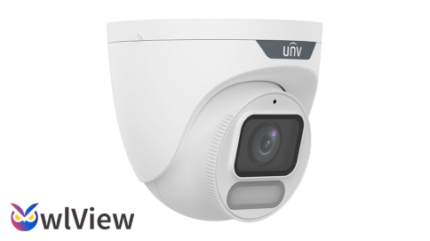 IP კამერა - 4მპ, 2.8მმ, Turret, UMD, Mic, SD,  ColorHunter, Wise-ISP, Uniview