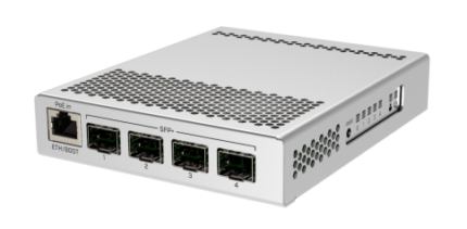 მართვადი სვიჩი - CRS305, L3, 1G, 4S+, MikroTik
