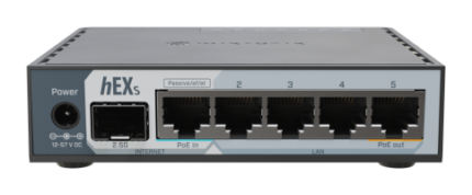 როუტერი - hEX S, E60iUGS, MikroTik