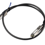 A 40/100 Gbps QSFP28 direct attach cable, 1m