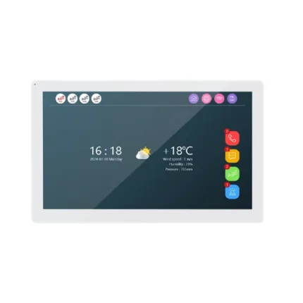 95108P-WE თეთრი მონიტორი Wifi-ით TUYA Smart APP, 10.1'' IPS