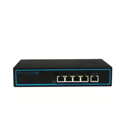 CPE-4604B სვიჩი, 4 POE + 2 Uplink, 10/100Mbps