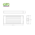 OT-HLB4 ავარიული სანათი IP20, 4W, 6500K - Image 3