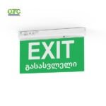 OT-ES809-RST საევაკუაციო მანიშნებელი, ტესტ ღილაკით