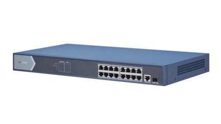 სვიჩი Poe Hikvision,DS-3E0518P-E,(B) 16 Port, Gigabit, Unmanaged