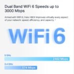 როუტერი Halo H80X(2-pack), Wi-Fi 6,AX3000 Whole Home Mesh Wi-Fi System - Image 5