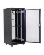 საკომუნიკაციო კარადა (რეკი) Finen, A36027 -  27U 600x1000 mm, წინა და უკანა პერფორირებული კარებით - Image 2